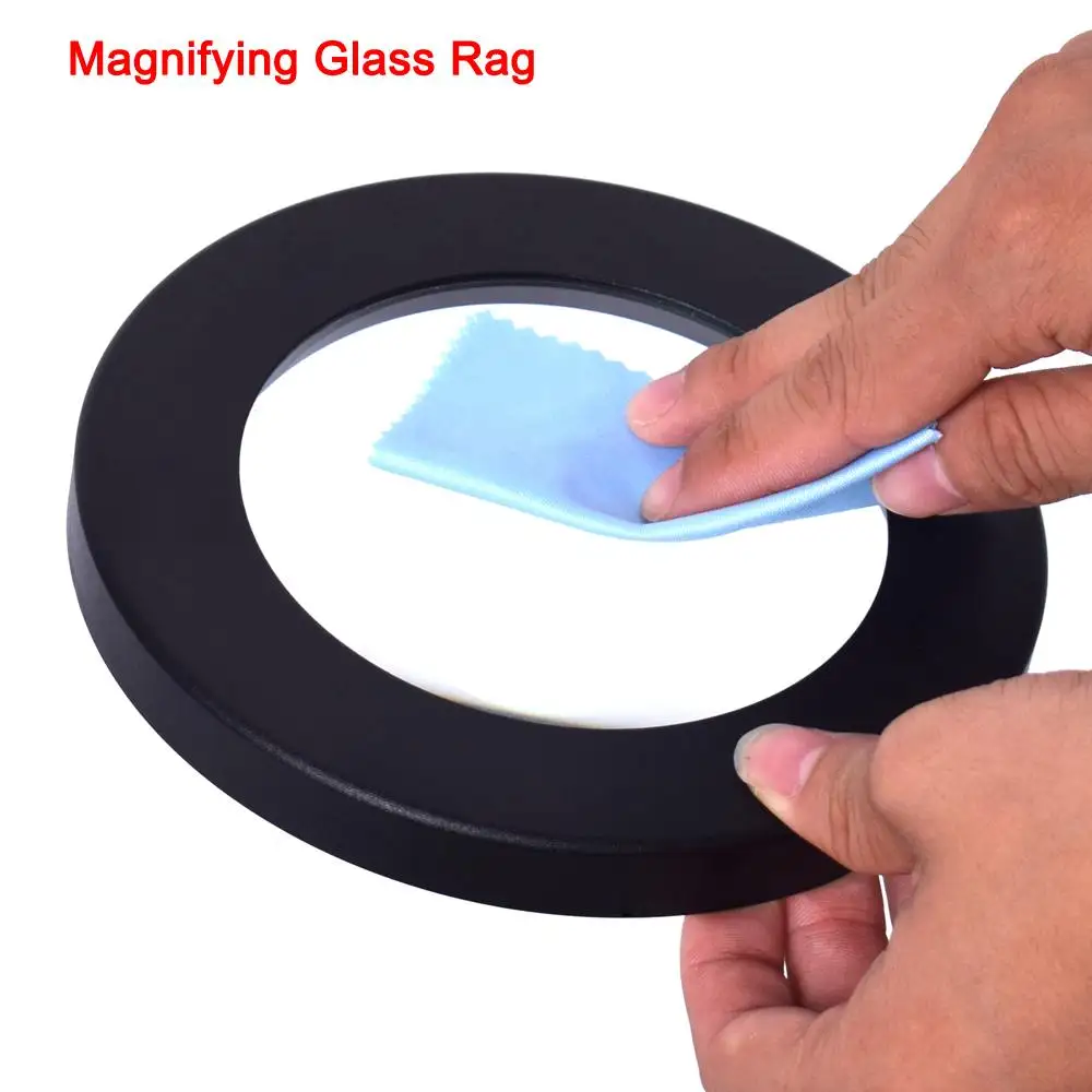 Mesa flexível lupa 5x usb led lupa