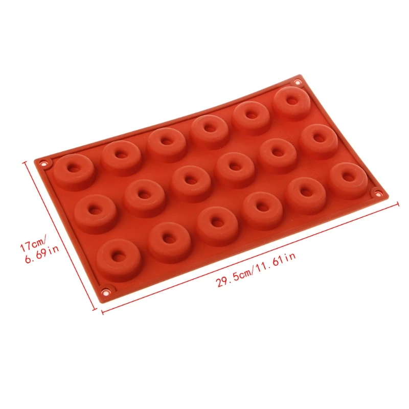 

Silicone Donut Muffin Cake Chocolate Cookie Candy Cupcake Baking Mold Mould Pan