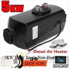 Single Hole Heater Air Diesel Heater 12V 5Kw/3Kw/8Kw Car Heater Lcd Dynamic Thermostat Parking Heater