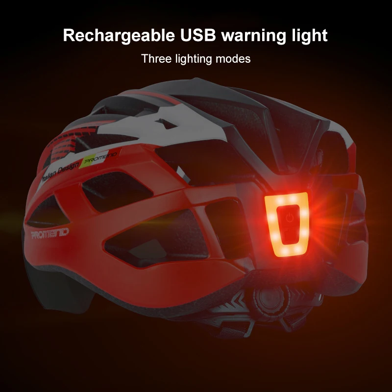 USB Rechargeable Bike Light LED Bicycle Tail MTB Flashlight Helmet Taillight Cycling Warning Lamp Accessories | Спорт и развлечения