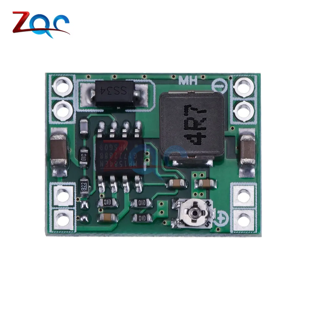 4 Pack SDTC Tech Mini DC Buck Converter 3A 4.5V-28V to 0.8V-20V Adjustable Power Step Down Module MP1584EN Voltage Regulator Board 
