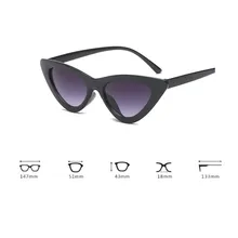 Новые женские модные солнцезащитные очки кошачий глаз, интегрированные УФ очки ярких цветов, очки с защитой от радиации, женские аксессуары