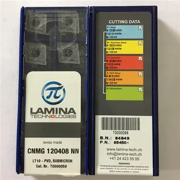 

CNMG120408NN LT10,original CNC blade carbide insert milling inserts 10pcs/lot CNMG 120408 NN LT10