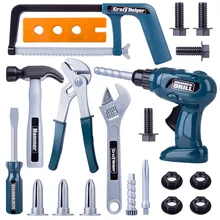 20 шт. детский набор инструментов для ролевых игр, набор инструментов для ролевых игр, набор игрушек для мальчиков, рождественский подарок