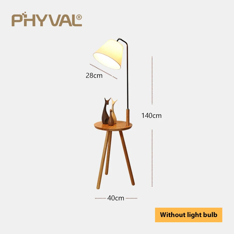 Торшеры в скандинавском стиле, современный деревянный минималистичный светильник для гостиной, спальни, стоящая лампа, тканевый абажур, кнопочный переключатель - Цвет абажура: A No Bulb