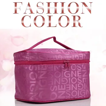 

Waterproof Portable Multifunctional Cosmetic Bag Women Travel Necessaries Organizer Zipper Makeup Case Pouch Toiletry Kit Bags