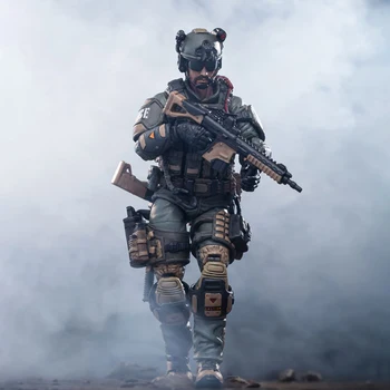 

10.5cm 1/18 Removable Soldier Model Special Action Team Member Model Building Kit with High Degree of Reduction 2 Head Sculpts)