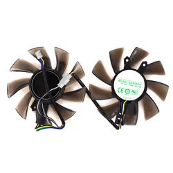 GALAX – carte graphique GA82S2H, 75mm, pour GTX 1060 P106 100, 6 go, ventilateur, 4 broches 