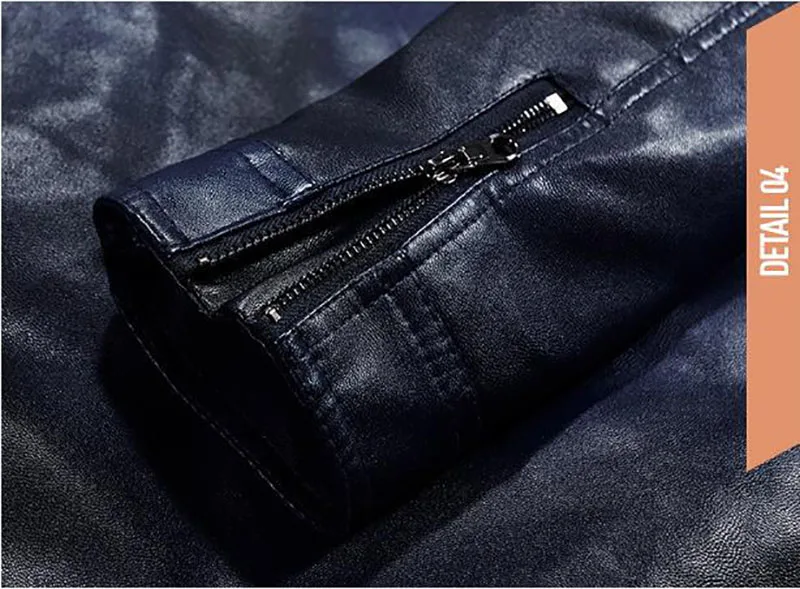 KIOVNO Mens Fashion Pu Leather Jackets Coats Fleece Lined Motorcycle Leather Jackets Outwear For Male Size M-3XL Windbreak (13)