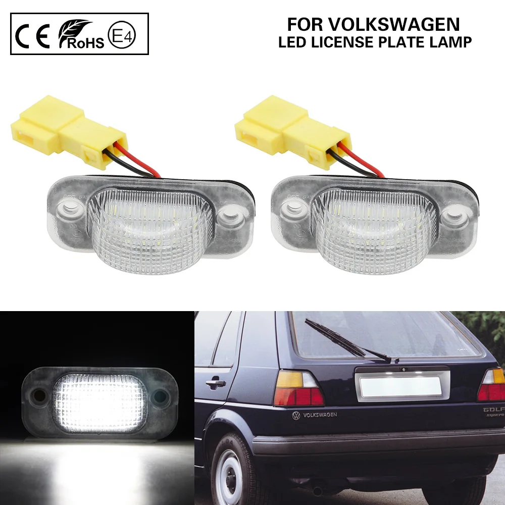 Пара светодиодный номерной знак лампа свет номерного знака автомобиля