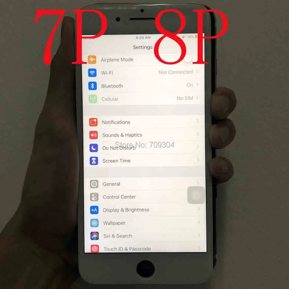 240 шт./лот Заводская оптовая продажа сменный ЖК дисплей для Iphone 7 plus 8 6S с сенсорным