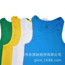 Glest в Для мужчин жилет Мужская Мода Тонкий спортивный костюм жилет в Корейском стиле Осенняя безрукавка Для мужчин Одежда для плотно прилегающие базовые футболки