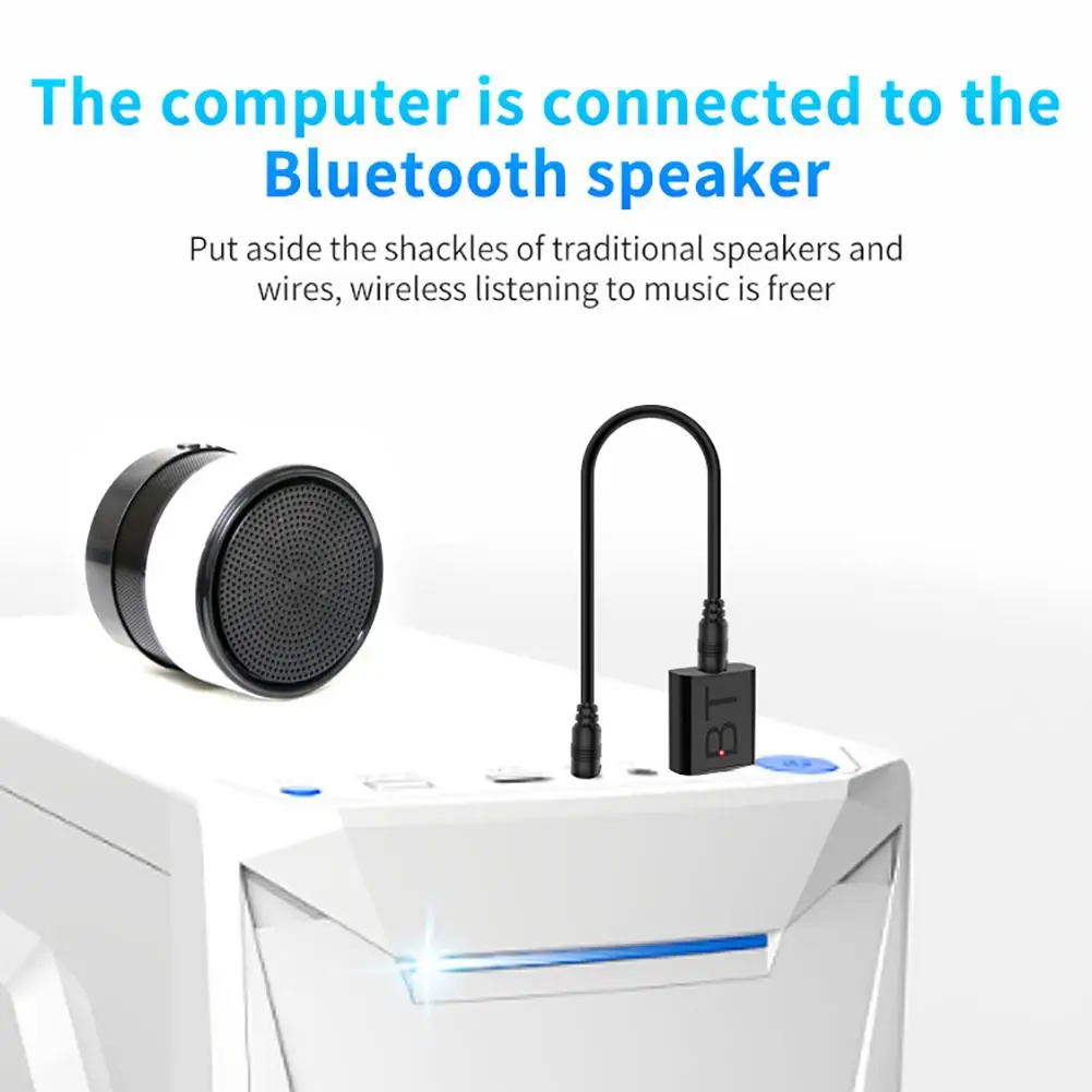 Bluetooth 5,0-тон приемник 2-В-1 Диск-free подключи и играй Bluetooth адаптер ключ для ПК, ноутбука, настольного компьютера