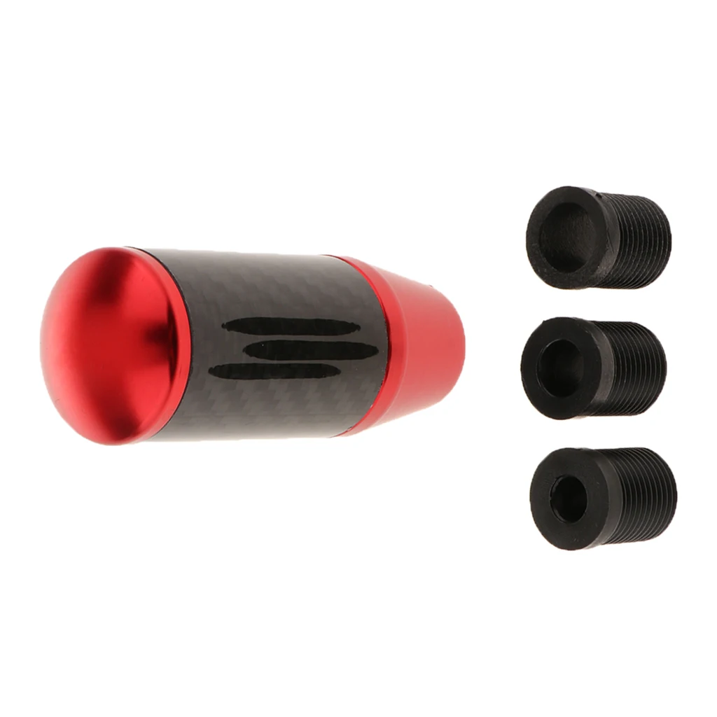 Auto Carbon fiber Manual Car Gear Stick Shifter Lever Gear Shift Knob