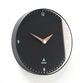 

Modren Large Wall Clock Metal Creative Black Clocks Wall Home Decor Living Room Silent Watch Home Bedroom Saat Gift Ideas FZ582
