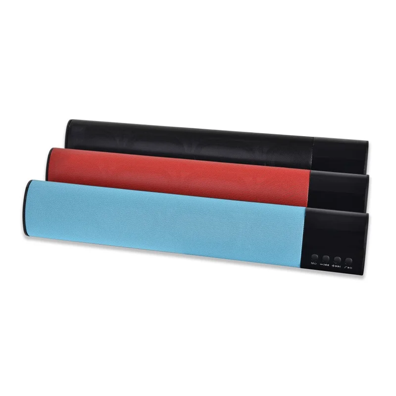 홈 TV PC 블루투스 사운드바 스피커, 휴대용 무선 서브우퍼 3D 서라운드 스피커 HiFi 지원 FM 라디오 시계 TF USB