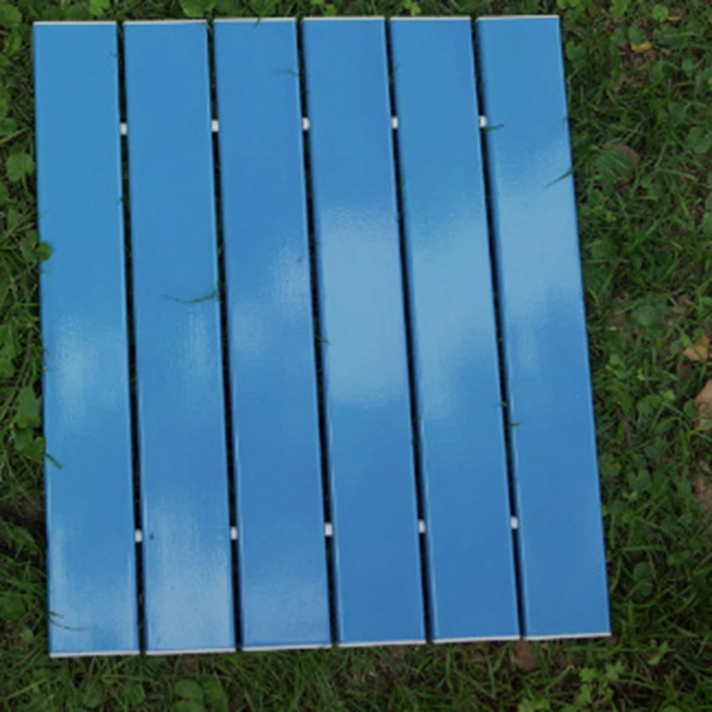 Aluminum Hard-Topped Portable Table Foldable Folding Camping Hiking Table Travel Outdoor Picnic Aluminum Beach