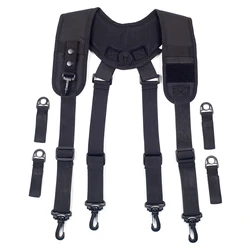 Tactical suspenders Adjustable Equipage X Type Tactics Braces New Tactical Suspenders Men Duty Belt Harness Combat Tool Belt