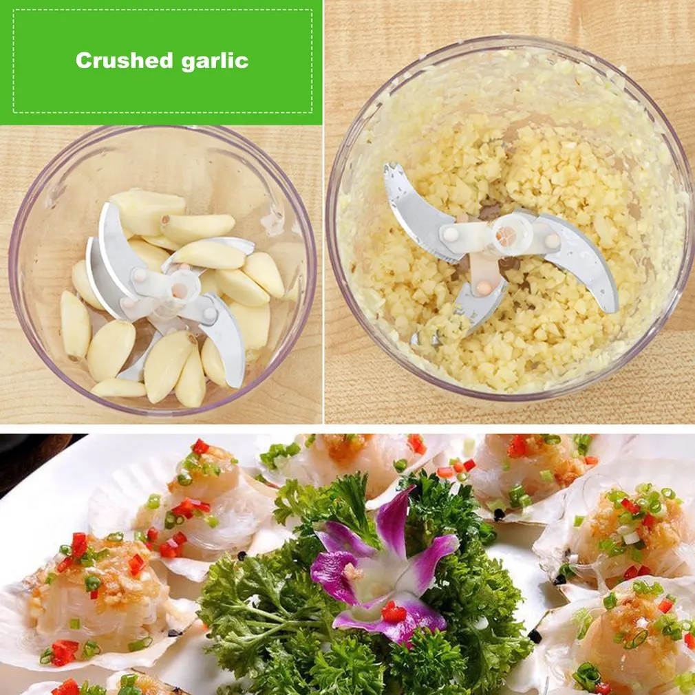 Manual Meat Grinder Chopper Garlic Cutter Safety and Non-toxicity Food Slicer Durable Portable Kitchen Gadgets Accessories