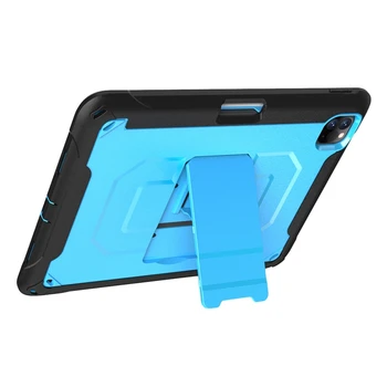 

for 2020 New iPad Pro 11 Inch Tablet PC Case TPU Shockproof Protective Back Cover with Pen Slot Tablet Stand Case