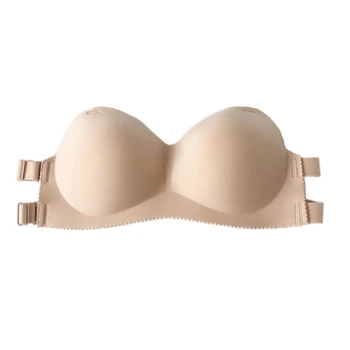 

2019Women Comfortable Invisible Bras Sexy Fashion Bra Seamless Wire Free Strapless Bras Breathable Solid Color Beauty Back