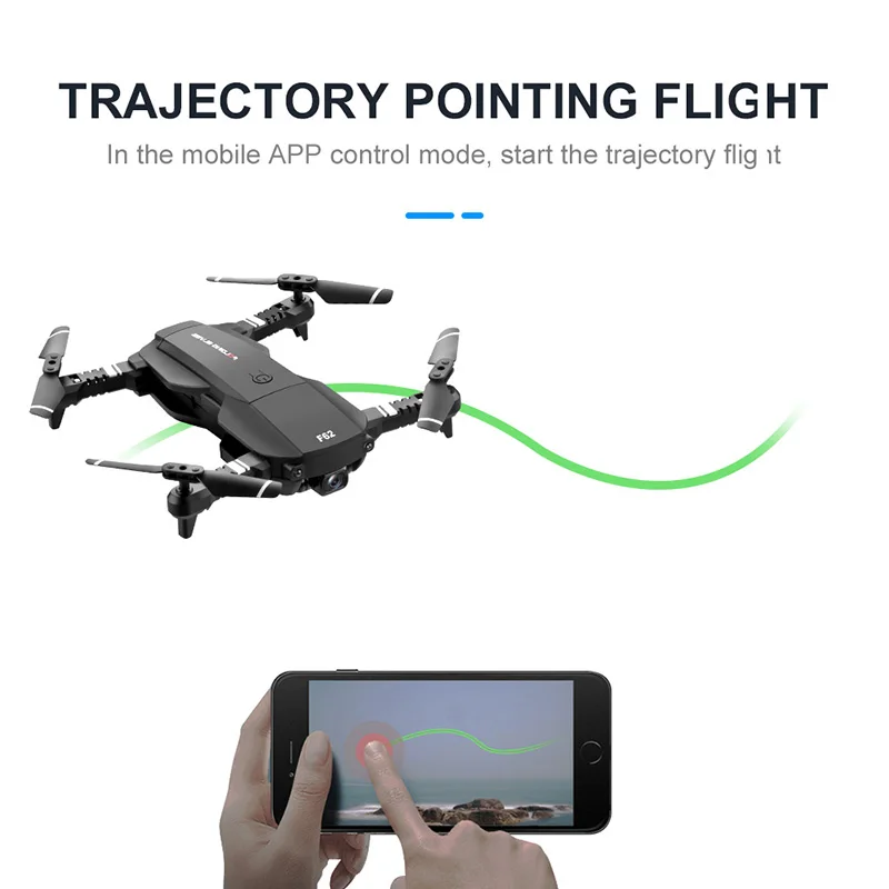 

F62 2.4G WIFI 0.3MP/4K 25MP HD Wide Angle Camera RC Drone Robocat Frame Carbon Racer Epo White Gimbal Drone Drony Quadcopter