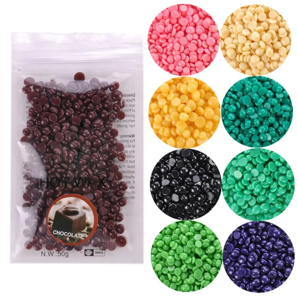 100 г Твердые восковые бобы для удаления волос женские безболезненного на теле