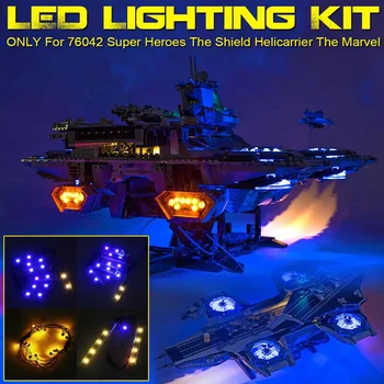 

LED Light Kit for 76042 for The Shield Helicarrier Bricks Toy (Only Light Included) Complete Light Kit