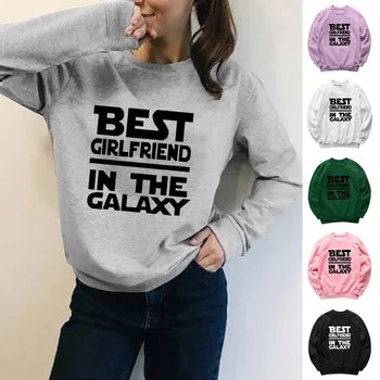 

Winter Plus Size Casual Women's Hoodies Fashion Winter Printing Clothes Round Neck Long Sleeve Plus Sweatshirt sudadera #C10