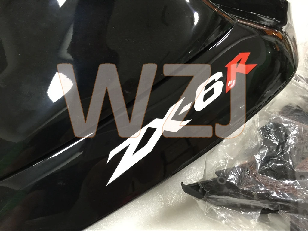Для Kawasaki ZX6r 06 Наборы для тела Kawasaki ZX6r 2006 набор для всего тела ниндзя ZX-6r 2005-2006 Пластик обтекатели