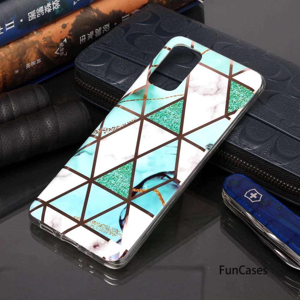 Белый мягкий чехол из ТПУ S20 Plus для сотовых телефонов Samsung Galaxy estuche телефонные