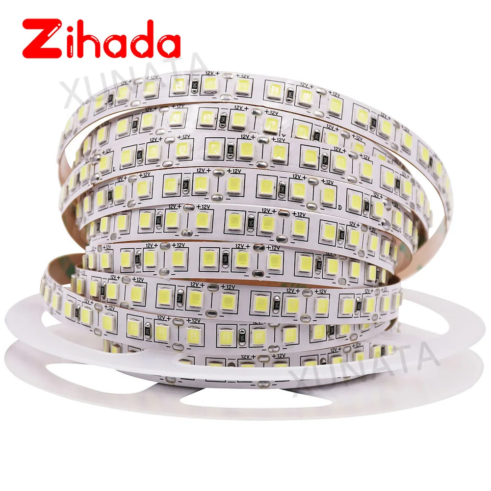 Светодиодная лента 12V SMD 4040 Светодиодная лента ярче 5050 5630 2835 IP21 не водонепроницаемая лента веревка кухонное освещение