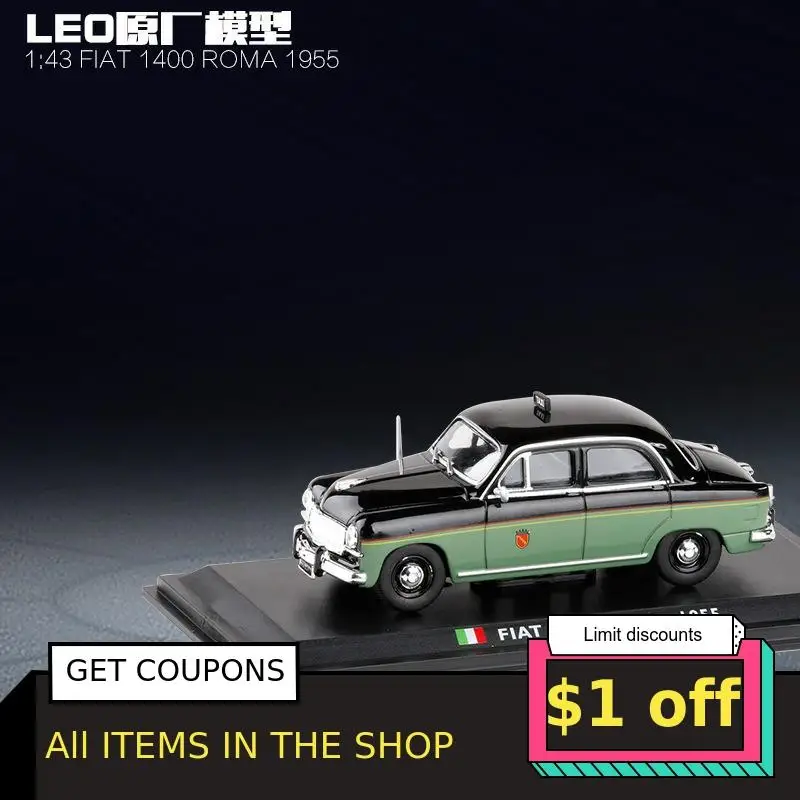 LEO оригинальная 1:43 модель автомобиля Ретро акриловая коробка Yaffett Taxi (1955) сплав