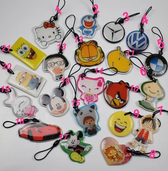 

10pcs UID Changeable Card Small Pendant NFC Keychain 13.56MHz ISO14443A Block 0 Writable 1K S50