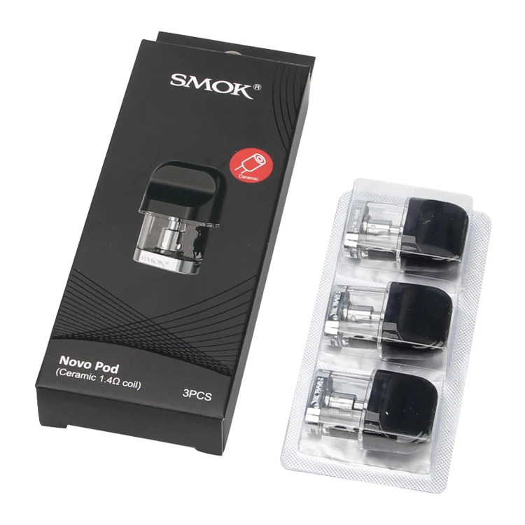 Ceramic 1.4ohm 3pcs SMOK Novo 2 Pod картридж сетка 0.8ohm керамика 1.4ohm DC MTL 1.2ohm катушки 2 мл для SMOK Novo и Novo 2 Pod Комплект - Цвет: Ceramic 1.4ohm 3pcs