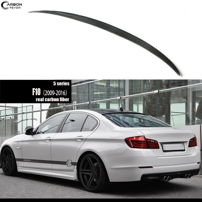 Углеродное волокно спойлер заднего багажника крыла Для Седана BMW F10 5 серии 2010 - 2017