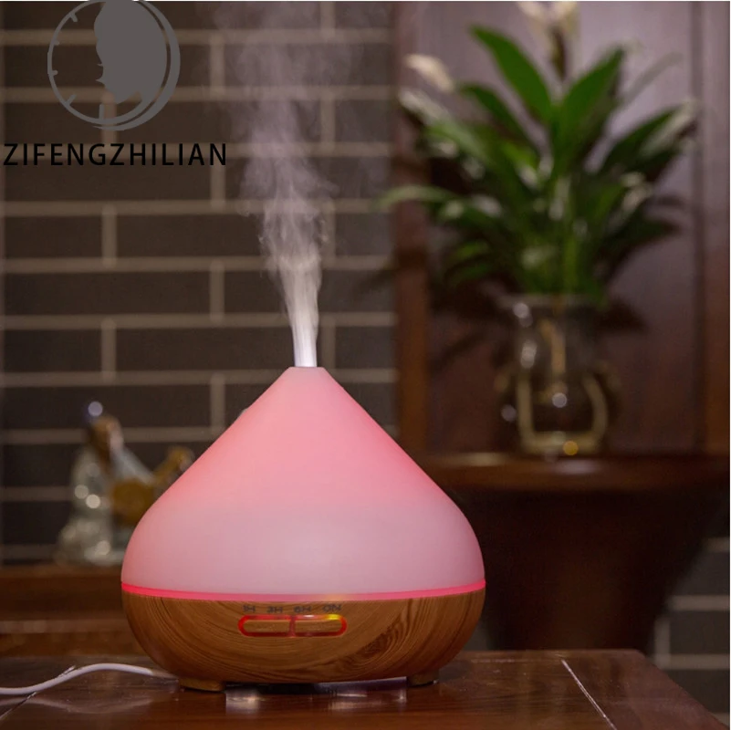  500ML Remote Control Air Humidifier Essential Oil Diffuser Humidificador Mist Maker LED Aroma Diffu