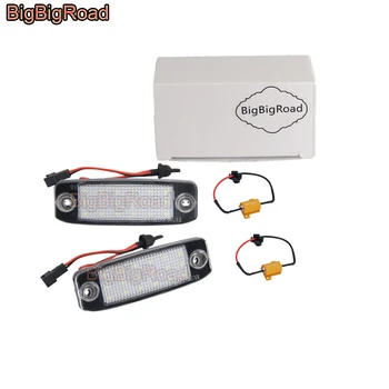 

BigBigRoad Car License Plate Lights Number Frame Light For Hyundai Avante Elantra/ Neo/ Fludic Elantra Avega Brio Super Pony