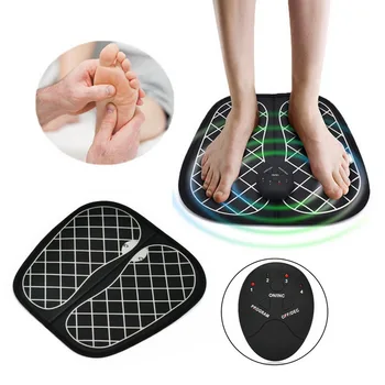 

Electric EMS Foot Massager Wireless Feet Muscle Stimulator ABS Physiotherapy Revitalizing Pedicure Tens Foot Vibrate Massage Pad
