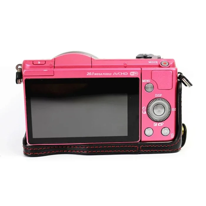 Винтажный кожаный чехол для камеры, половинный чехол для sony A6000 A6300 NC99
