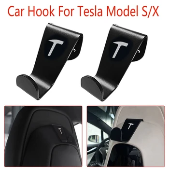 

2 X Car Seat Headrest Hook Hanger Holder Fit for Tesla Model 3/S/X
