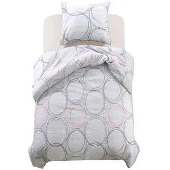 

Vidaxl PCs. Bedding Set circle pattern 135x200/80x80 cm