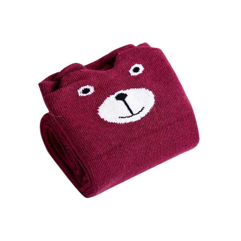 kids Socks 7 Хлопковые носки для малышей с изображением медведя; гетры до колена; Милые Мультяшные носки; Детские хлопковые носки; детские носки для мальчиков и девочек; От 3 до 12 лет - Color: kids Socks 7