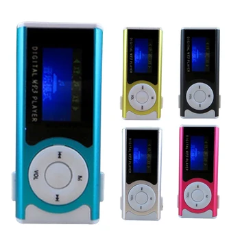 

New Portable MP3 Player LCD Screen USB Mini Clip Mp3 Player Electronic Sports Music Player Support Micro SD TF Card