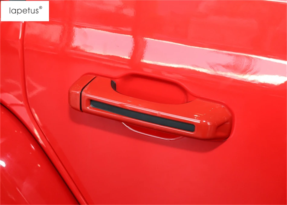 Lapetus аксессуары для Jeep Wrangler JL 4 дверная модель- Боковая дверь и задняя дверная ручка молдинг крышка комплект отделка