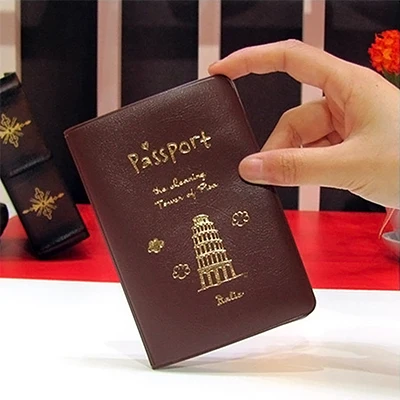 Обложка для паспорта, новинка, высокое качество, для мужчин и женщин, для путешествий, чехол для паспорта, водонепроницаемый, для путешествий, для документов, для мужчин, t, Обложка, SIM, для паспорта, держатель - Цвет: brown passport cover