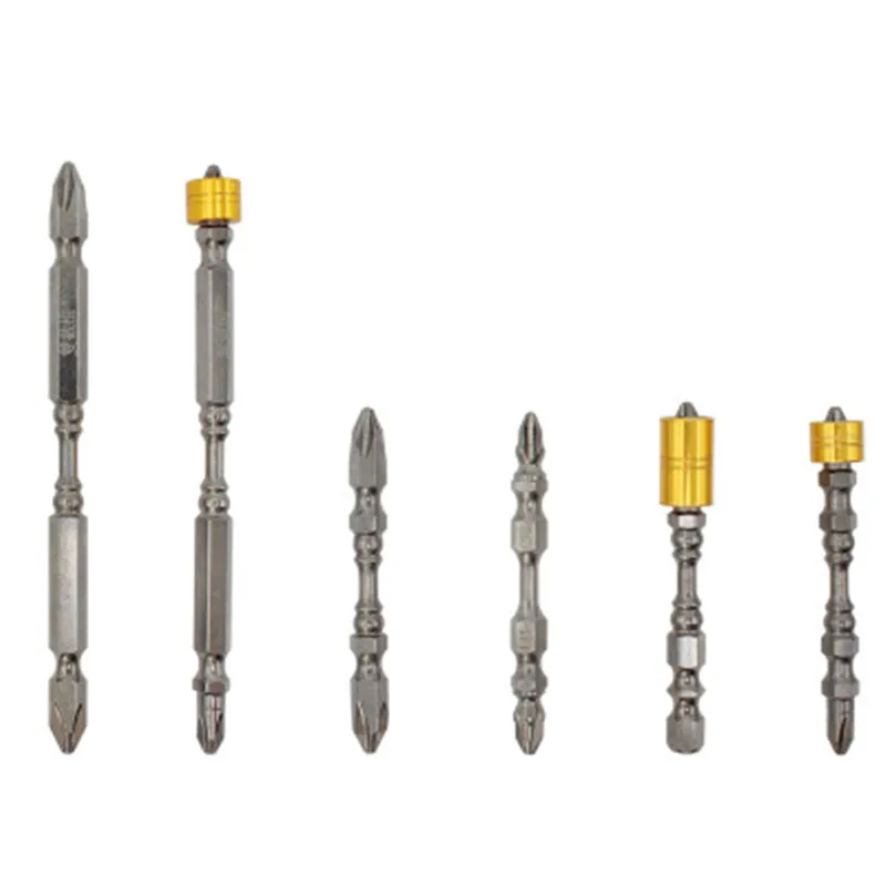 

65mm/110mm Screwdriver Bit Set Double Head PH2 Magnetic Bits 1/4'' Hex Shank Screw Drill For Electric Screw Driver