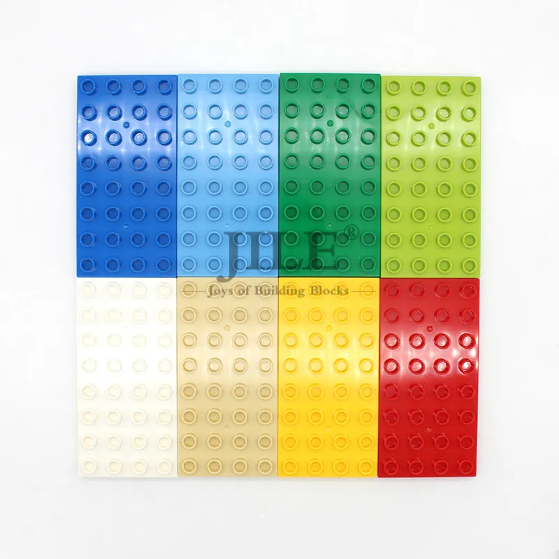 

Big Building Blocks Bricks Duplo Base Plate 4x8 4672 DIY Creative Large Particles Accessories Science and Technology Kids Toys