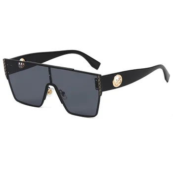 

2020 New Luxury Brand Design Letters Square Sunglasses Women Vintage Sun Glasses Men Ladies Mirror Oculos De Sol Feminino Gafas