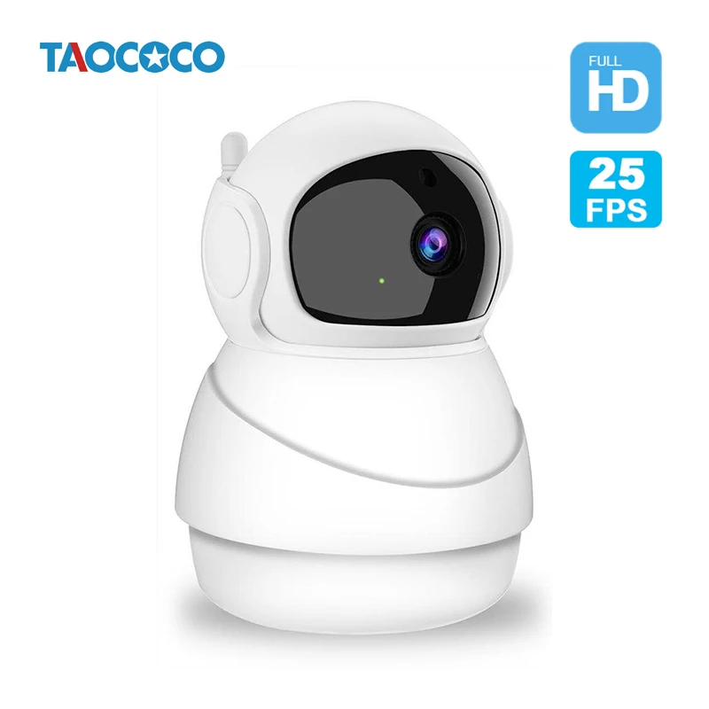 

TAOCOCO WiFi IP Camera 1080P Baby Monitor Mini Surveillance Camera Two Way Audio Wireless CCTV Camera Infrared Security Camera